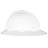 MSA V-Gard® GREEN® Slotted Full Brim Hard Hat