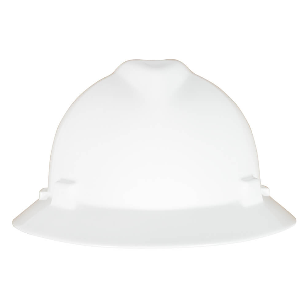 MSA V-Gard® GREEN® Slotted Full Brim Hard Hat