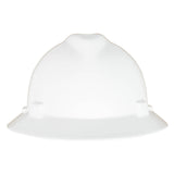 MSA V-Gard® GREEN® Slotted Full Brim Hard Hat