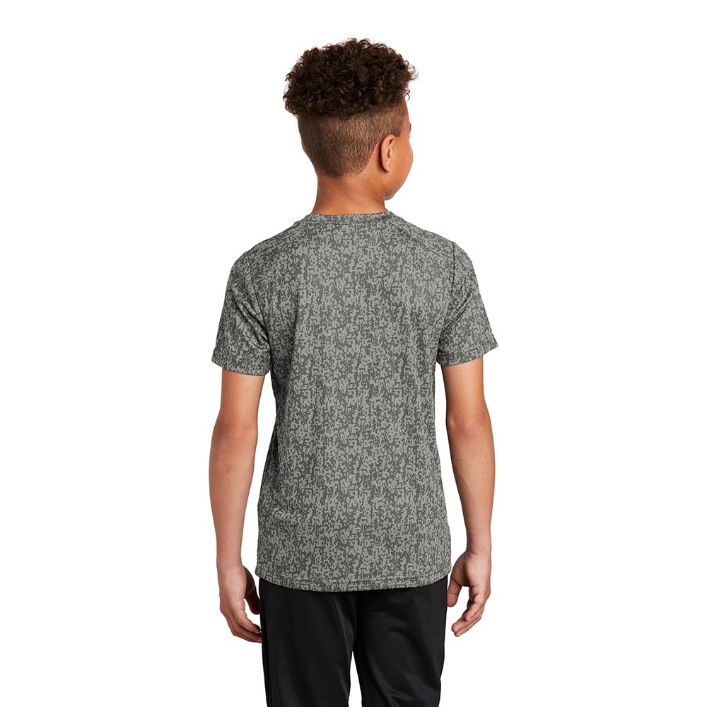 Sport-Tek YST460 Youth Digi Camo T-Shirt