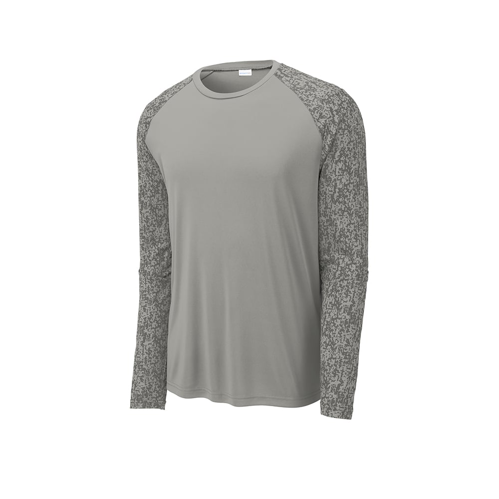 Sport-Tek ST460LS Long Sleeve Digi Camo Performance T-Shirt