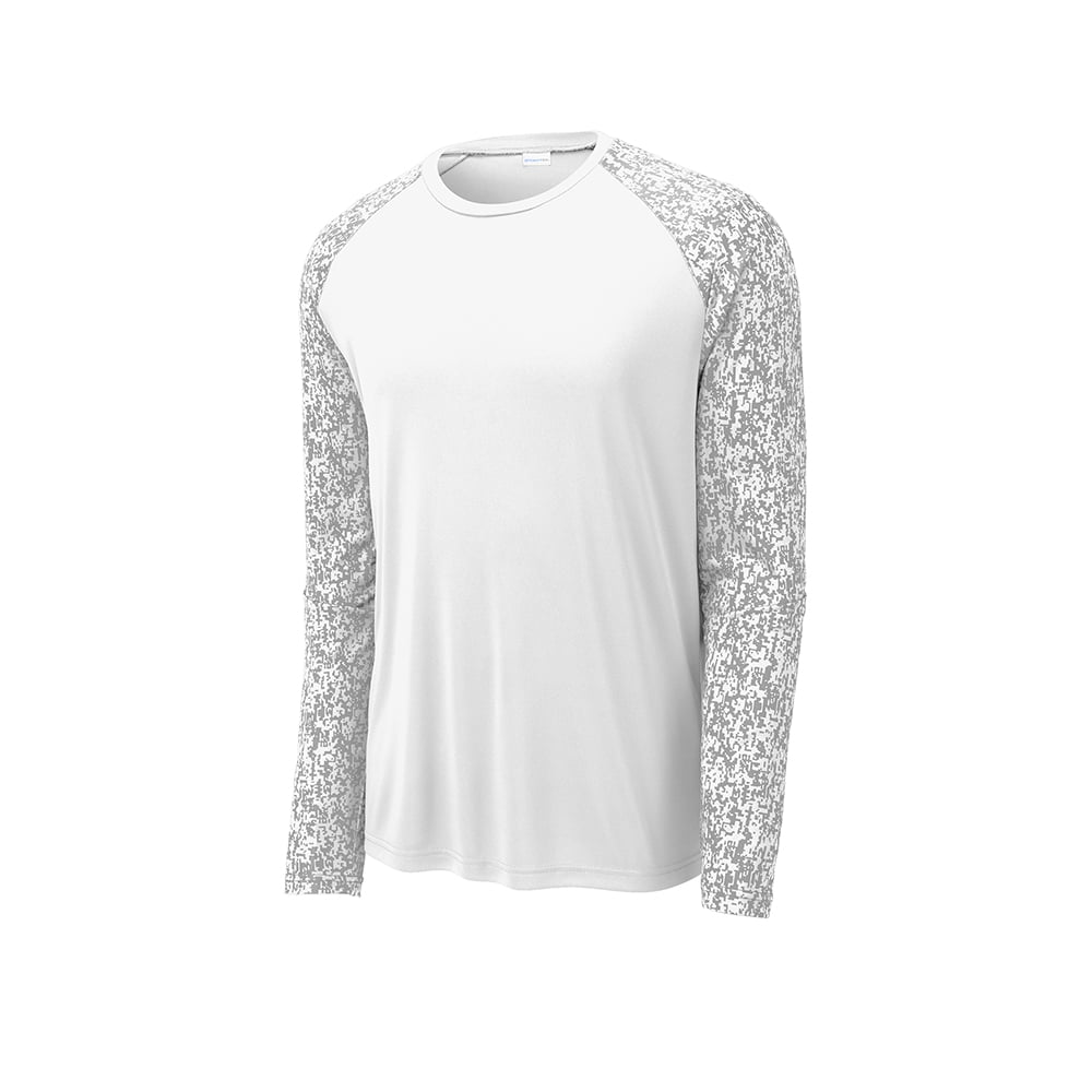 Sport-Tek ST460LS Long Sleeve Digi Camo Performance T-Shirt