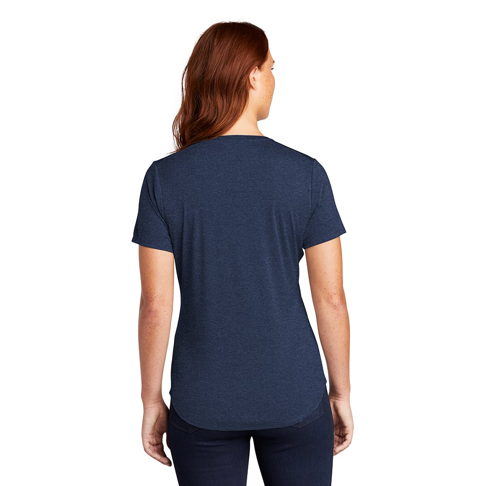 Sport-Tek LST468 Women's Endeavor Short Sleeve Henley Shirt