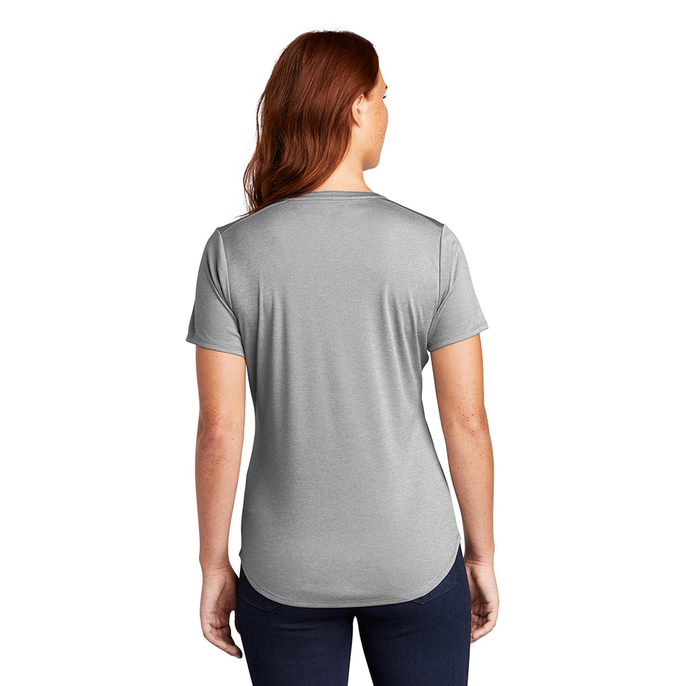 Sport-Tek LST468 Women's Endeavor Short Sleeve Henley Shirt