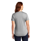 Sport-Tek LST468 Women's Endeavor Short Sleeve Henley Shirt