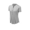 Sport-Tek LST468 Women's Endeavor Short Sleeve Henley Shirt