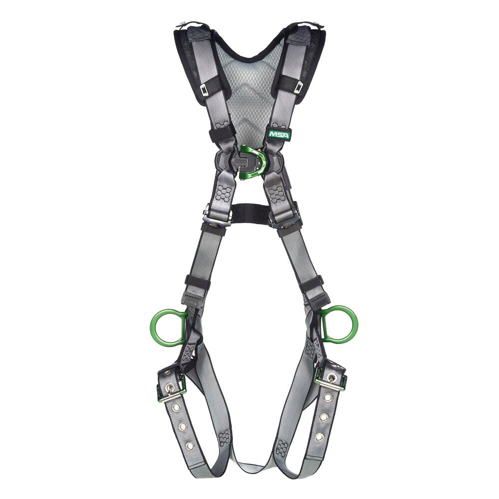 MSA V-FIT™ 10194897 Harness with TB Leg Strap + Back/Chest/Hip D-Ring
