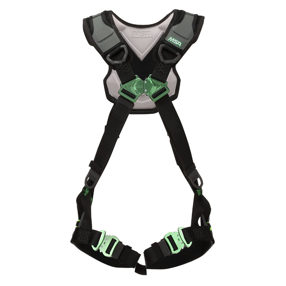 MSA V-FLEX™ Safety Harness with Quick Connect Leg Straps + Back D-Ring