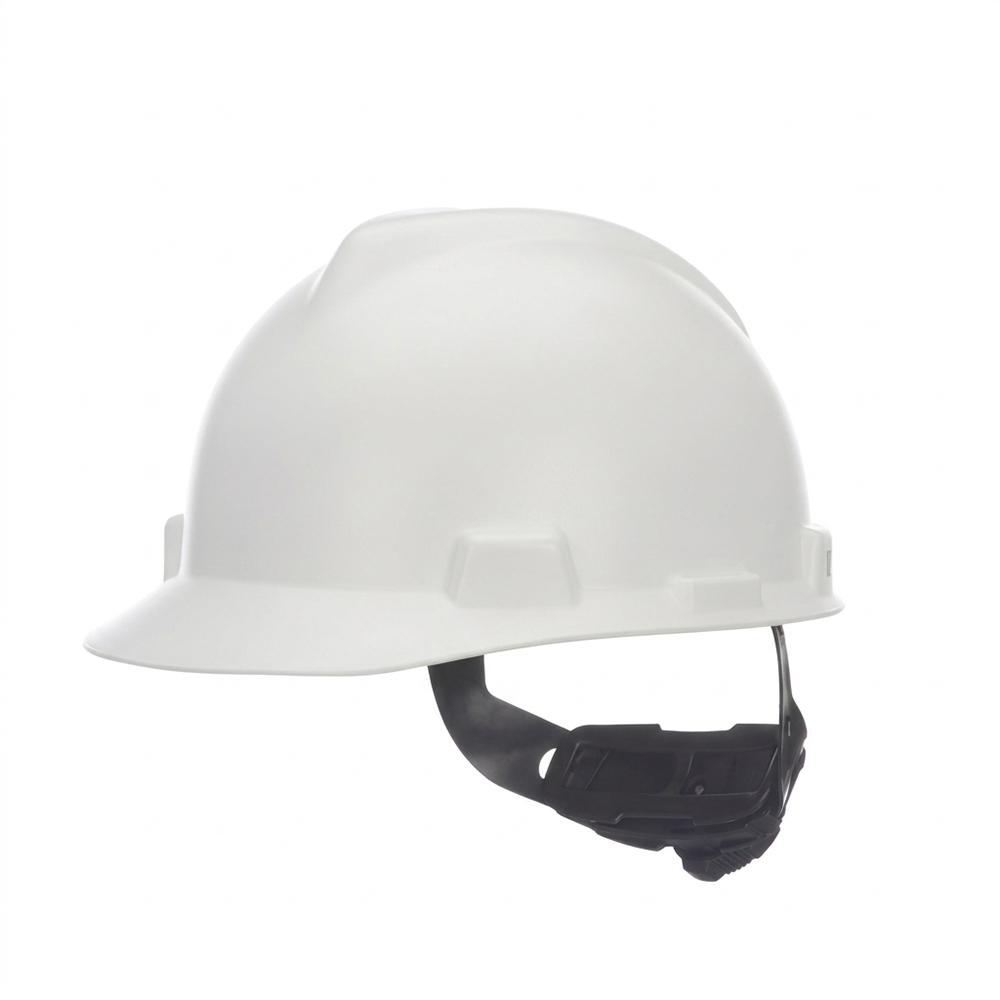 MSA V-Gard® Matte Cap Style Hard Hat with Ratchet Suspension
