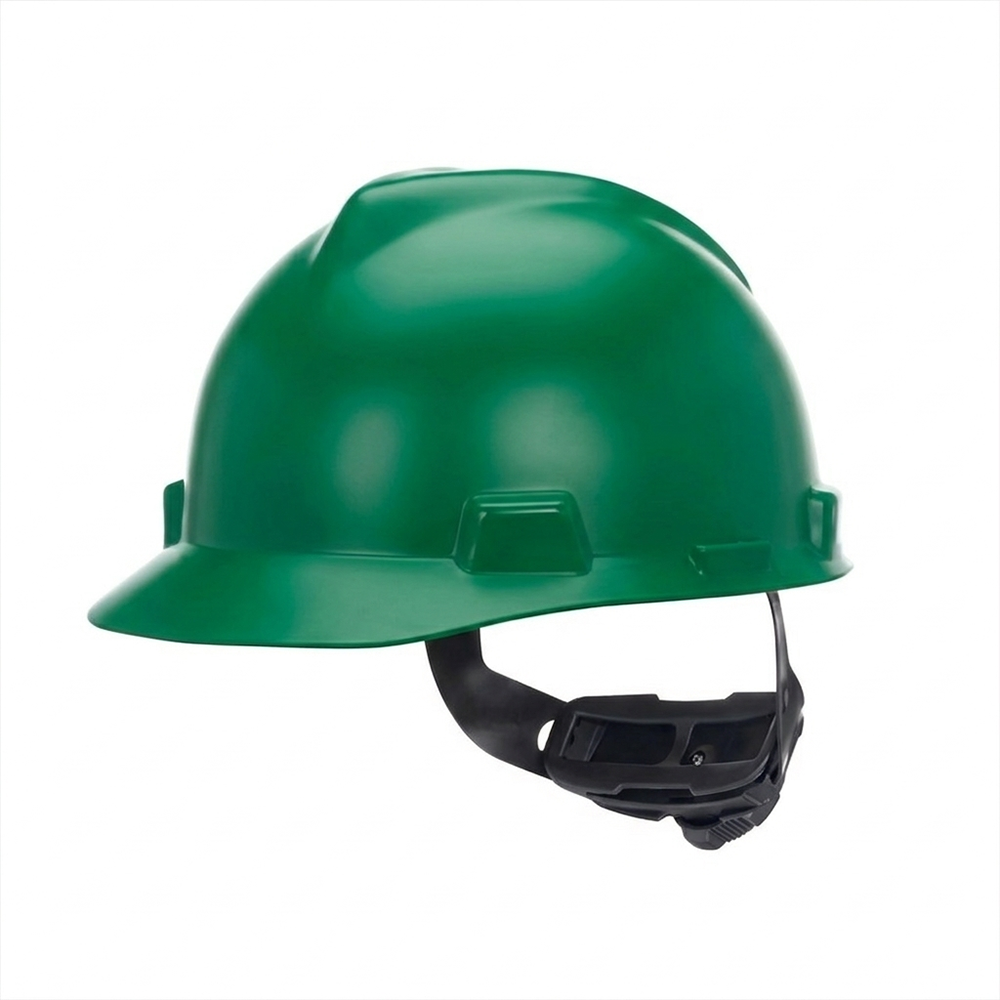 MSA V-Gard® Matte Cap Style Hard Hat with Ratchet Suspension