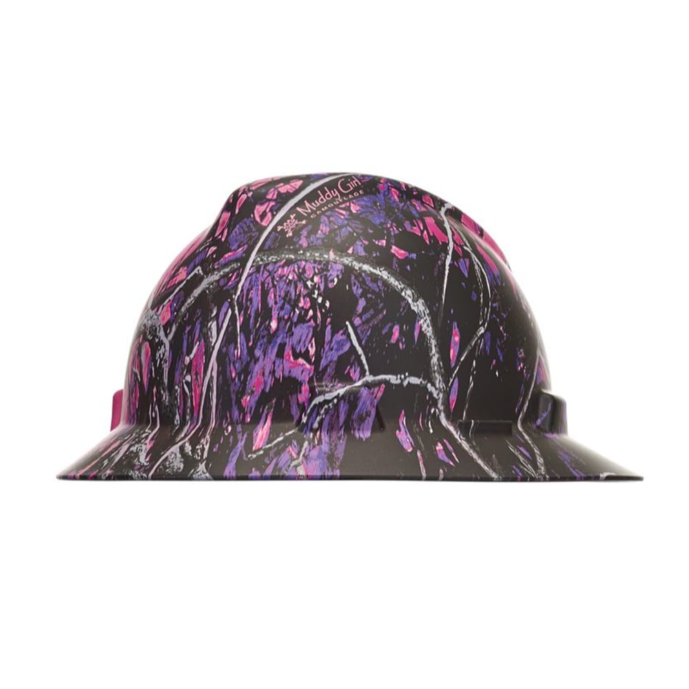 MSA V-Gard® Hydro Dipped Full Brim Hard Hat with Ratchet Suspension