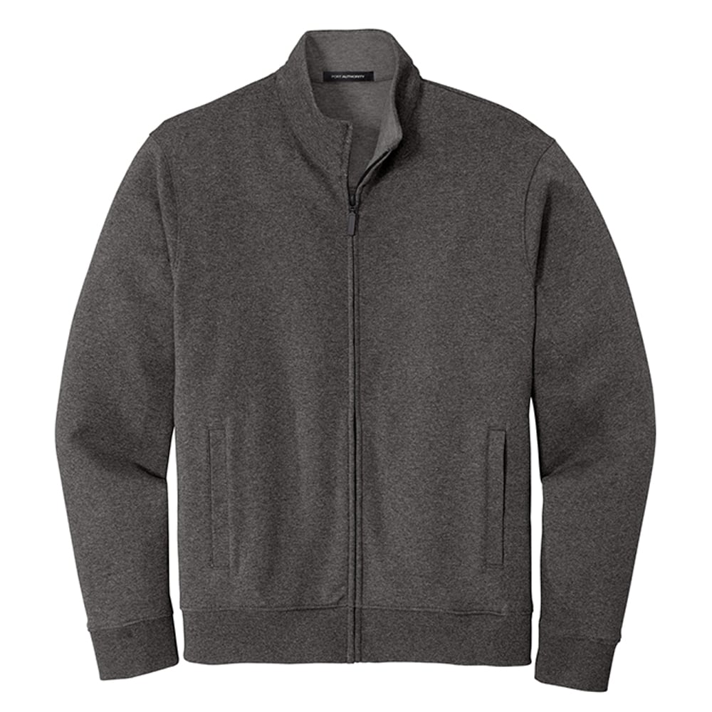 Port Authority K809 Interlock Dual-Color Full Zip Sweater