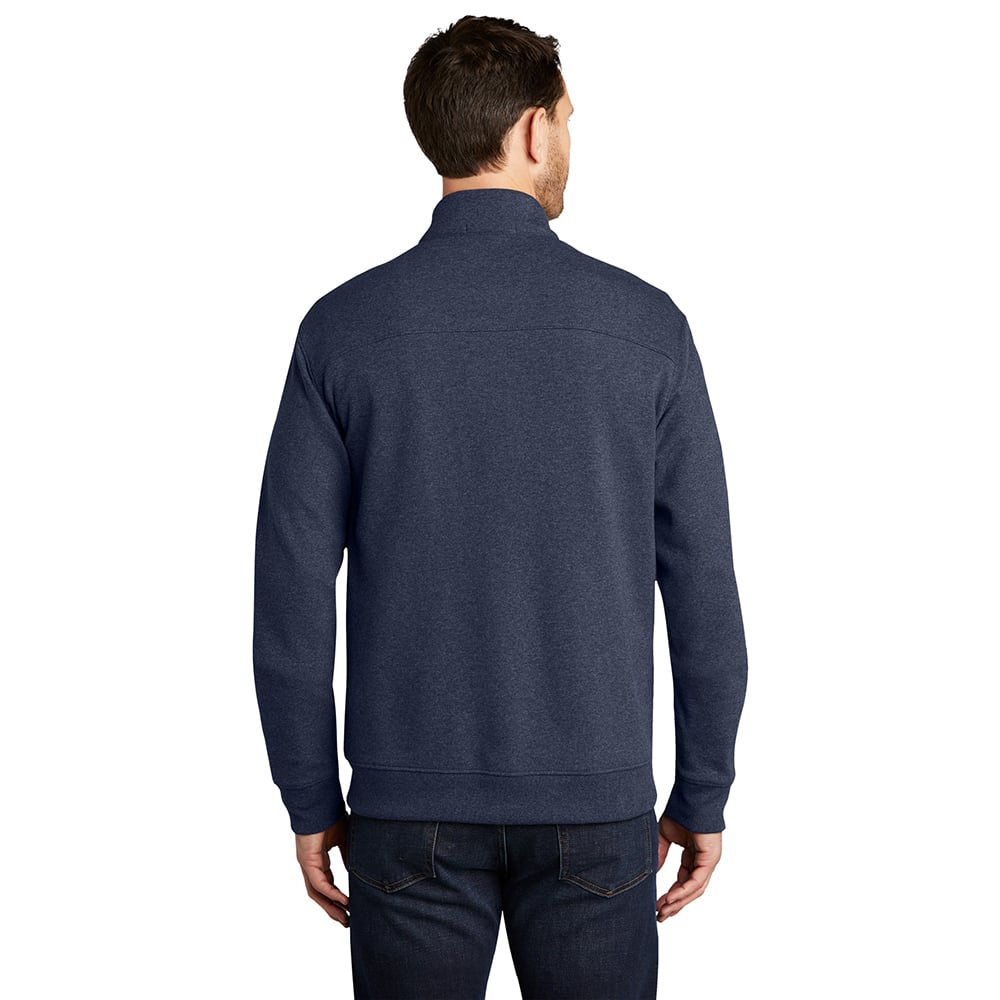 Port Authority K809 Interlock Dual-Color Full Zip Sweater