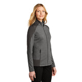 Port Authority L239 Women's Midweight Grid Fleece Jacket with Pockets