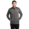 Port Authority F239 Midweight Grid Fleece Jacket with Zip Pockets