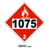 1075 Butane LPG Liquefied Petroleum Gas Propane - Class 2 DOT Placard - Gorvex.com