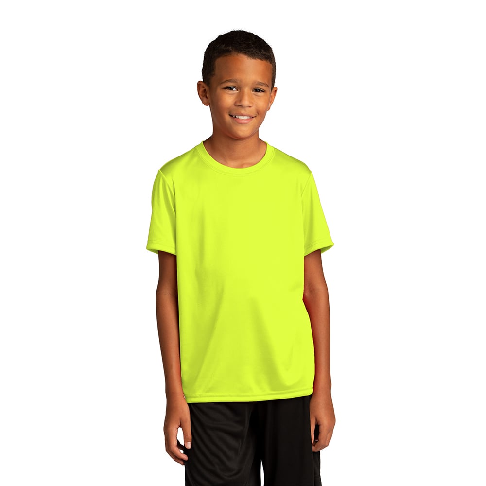 Sport-Tek YST720 Youth PosiCharge Re-Compete Short Sleeve Recycled Tee