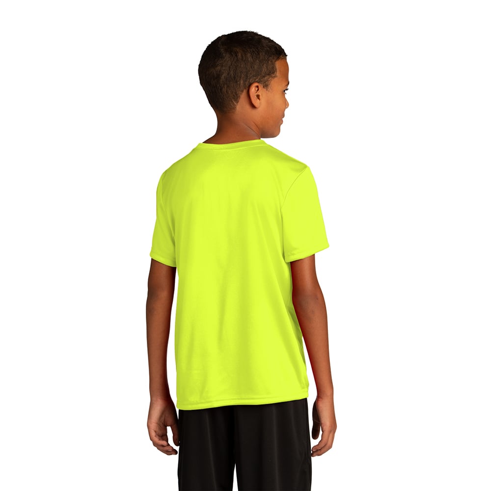 Sport-Tek YST720 Youth PosiCharge Re-Compete Short Sleeve Recycled Tee