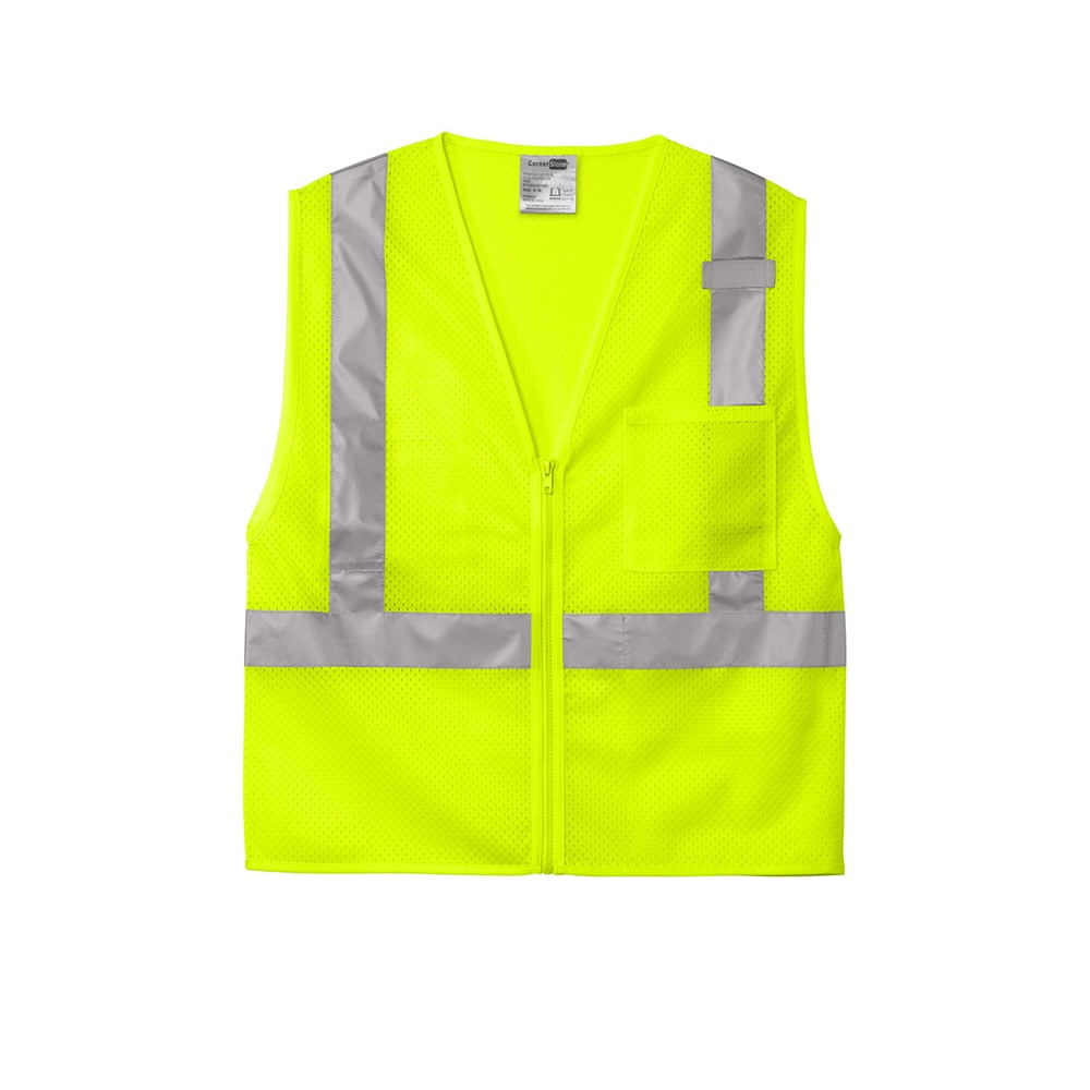 CornerStone CSV102 Class 2 Mesh Zippered Vest