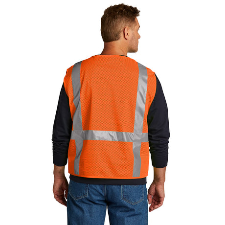 CornerStone CSV104 Class 2 Mesh Six-Pocket Zippered Vest