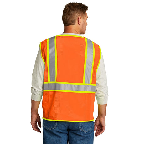 CornerStone CSV105 Surveyor Zippered Two-Tone Vest