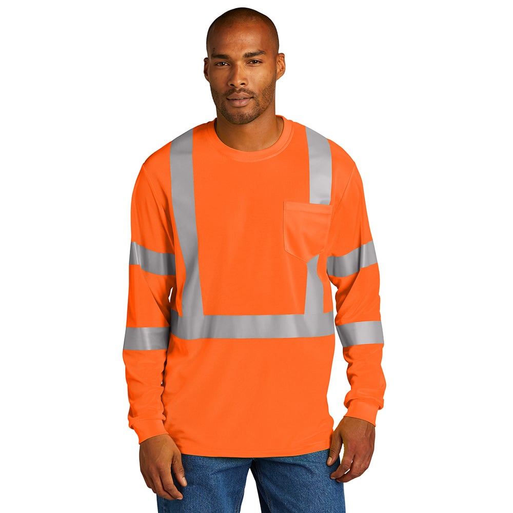 CornerStone CS203 Class 3 Mesh T-Shirt with Long Sleeves