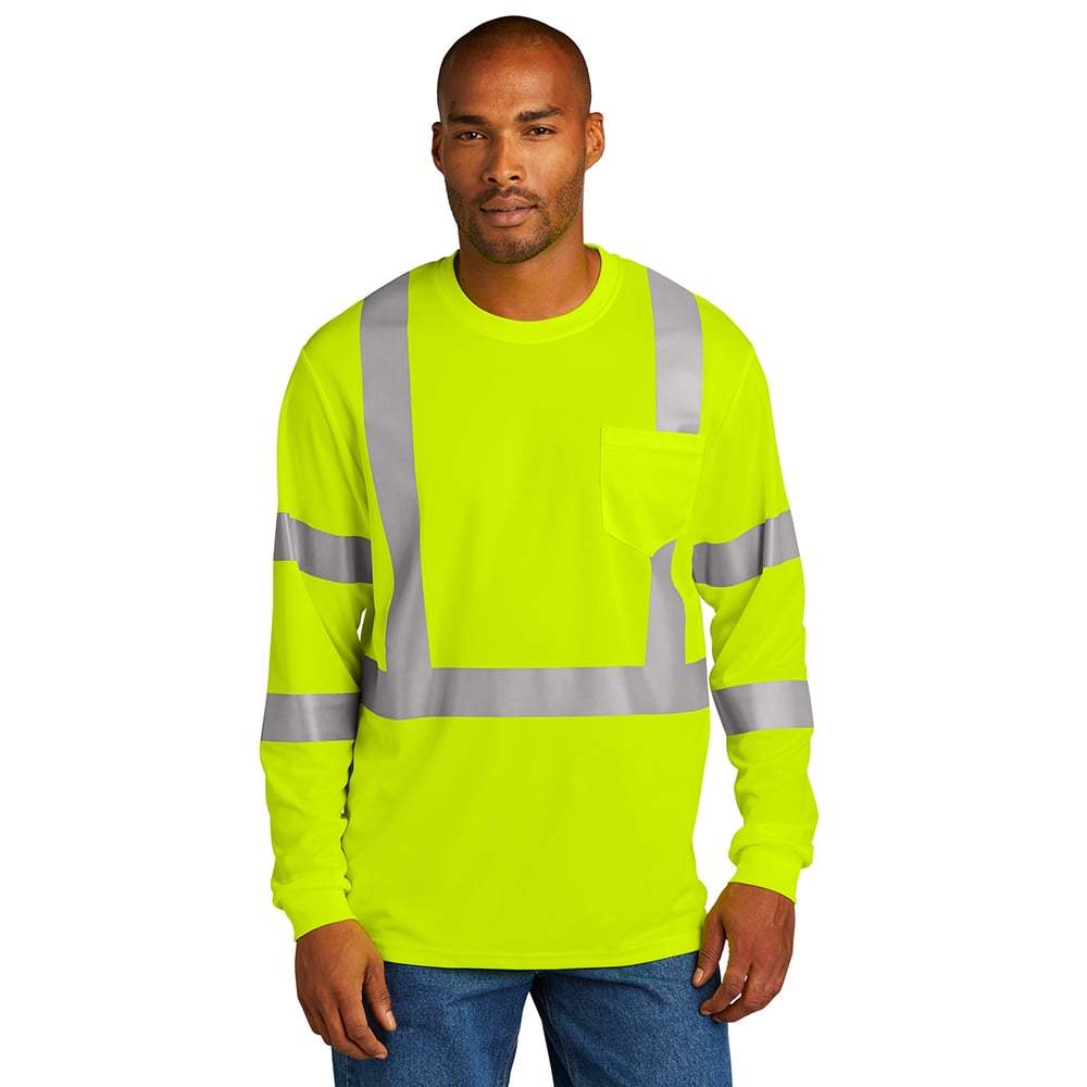 CornerStone CS203 Class 3 Mesh T-Shirt with Long Sleeves