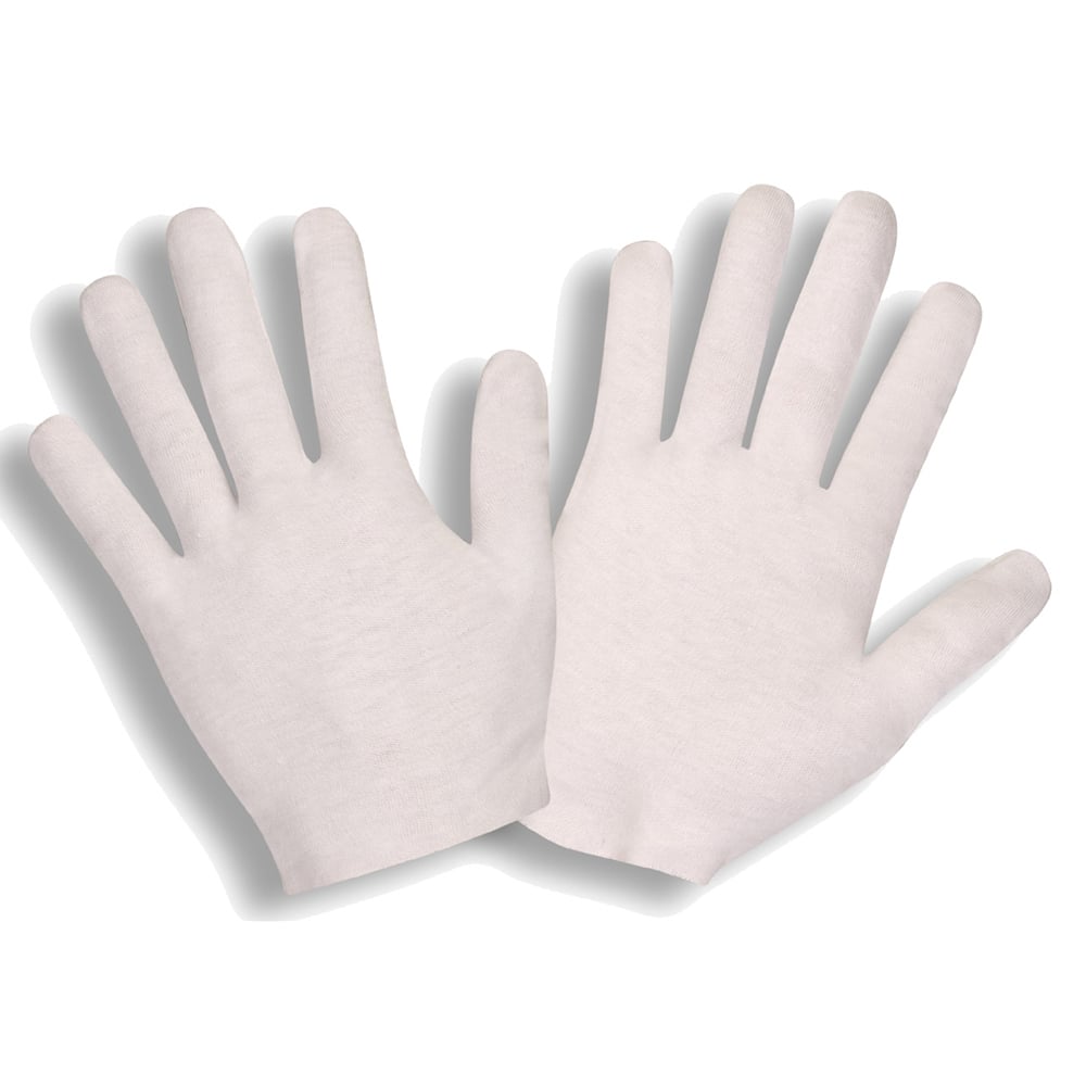 G-Line Lightweight Reversible 100% Cotton Lisle Gloves, Unhemmed, 1 dozen (12 pairs)