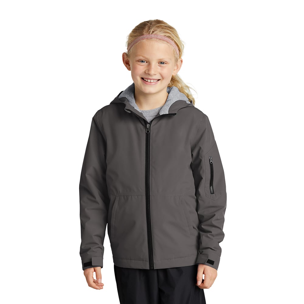 Sport-Tek YST56 Youth Water-Resistant Insulated Jacket