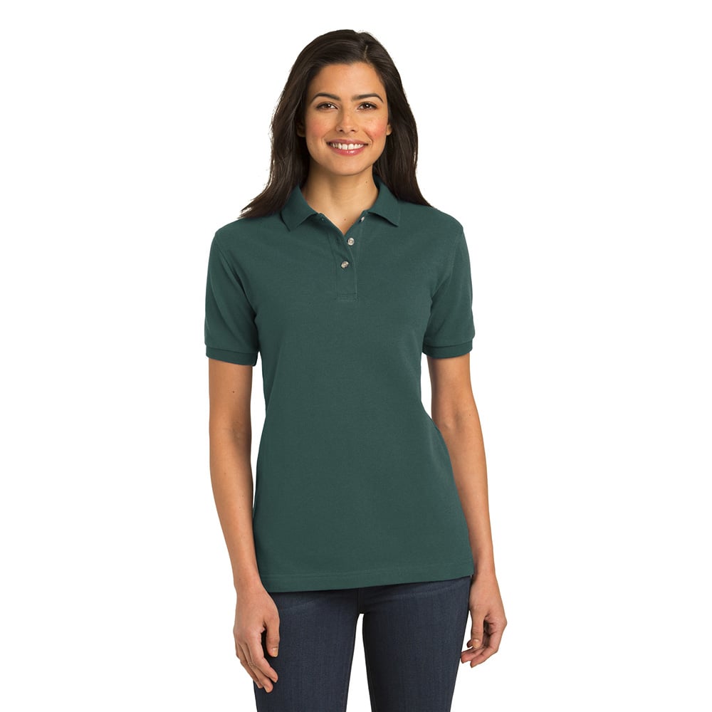 Port Authority L420 Women's Heavyweight Short Sleeve Cotton Pique Polo