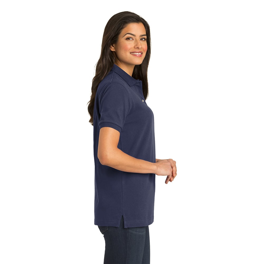 Port Authority L420 Women's Heavyweight Short Sleeve Cotton Pique Polo