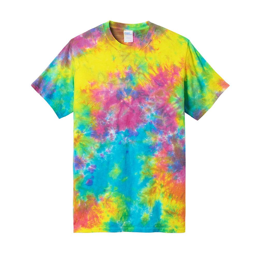 Port & Company PC145 100% Cotton Crystal Tie Dye T-Shirt