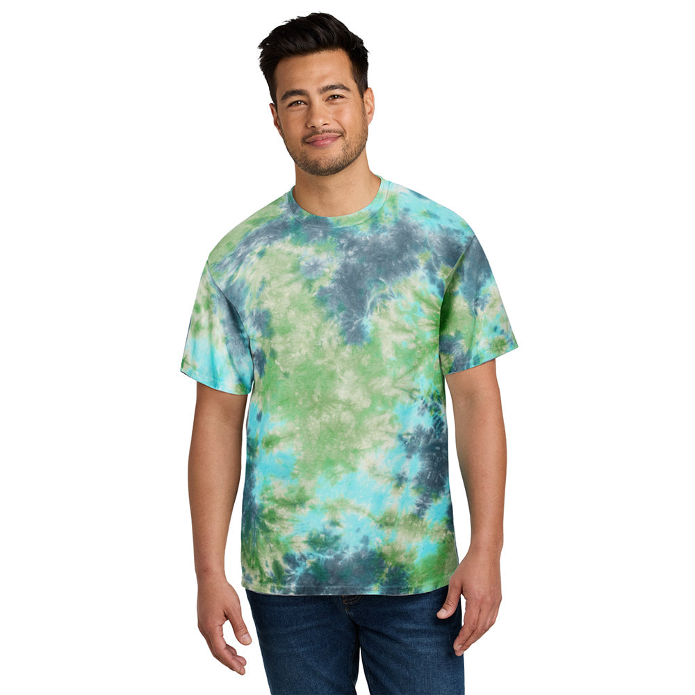 Port & Company PC145 100% Cotton Crystal Tie Dye T-Shirt