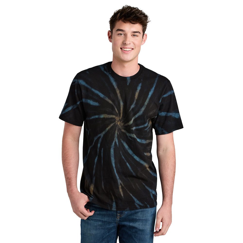 Port & Company PC147 100% Cotton Spiral Tie Dye T-Shirt