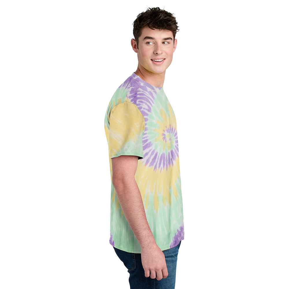 Port & Company PC147 100% Cotton Spiral Tie Dye T-Shirt