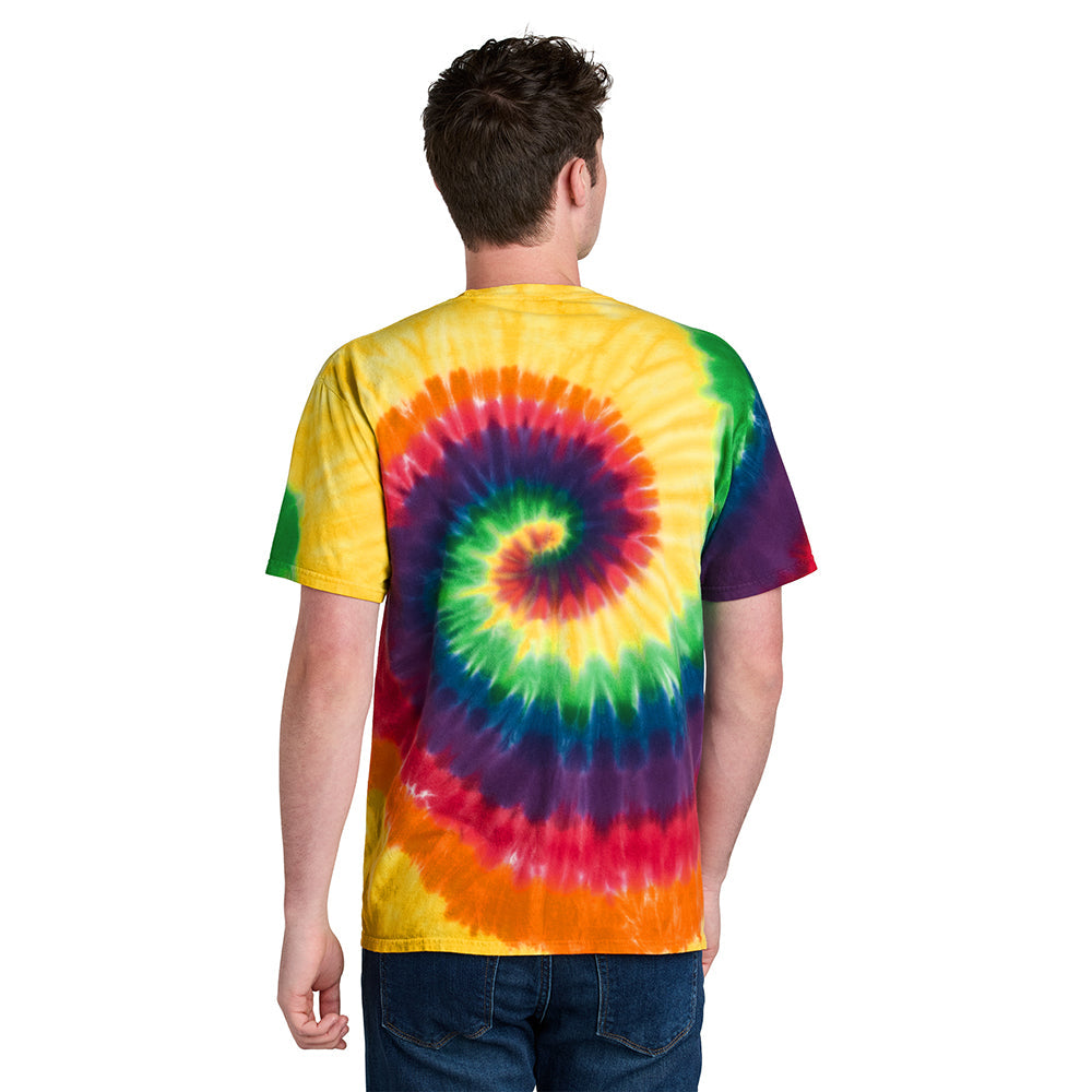 Port & Company PC147 100% Cotton Spiral Tie Dye T-Shirt