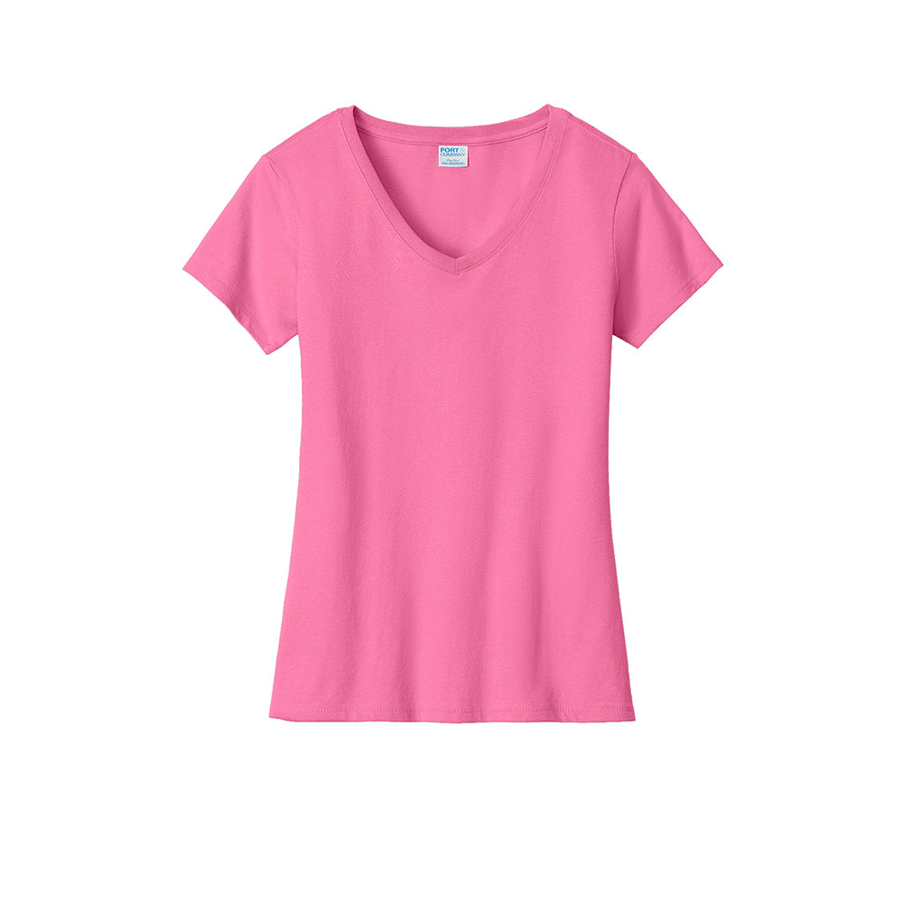 Port & Company LPC450V Women's Fan Favorite™ Ring Spun V - Neck T-Shirt - Gorvex.com