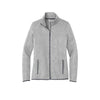 Port Authority L232 Women's Heathered Sweater Fleece Full Zip Jacket