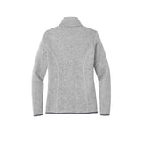 Port Authority L232 Women's Heathered Sweater Fleece Full Zip Jacket