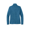 Port Authority L232 Women's Heathered Sweater Fleece Full Zip Jacket