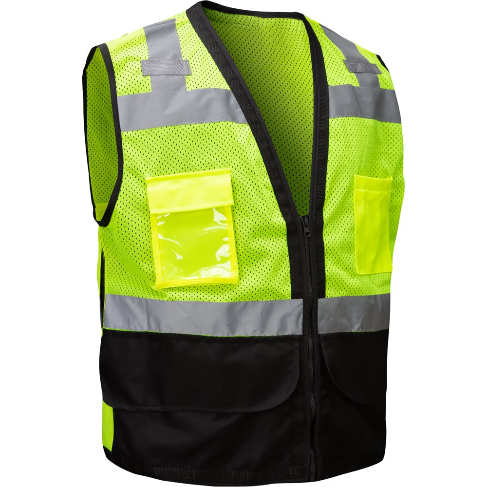 Premium Heavy Duty Surveyor Safety Vest With 6 Pockets