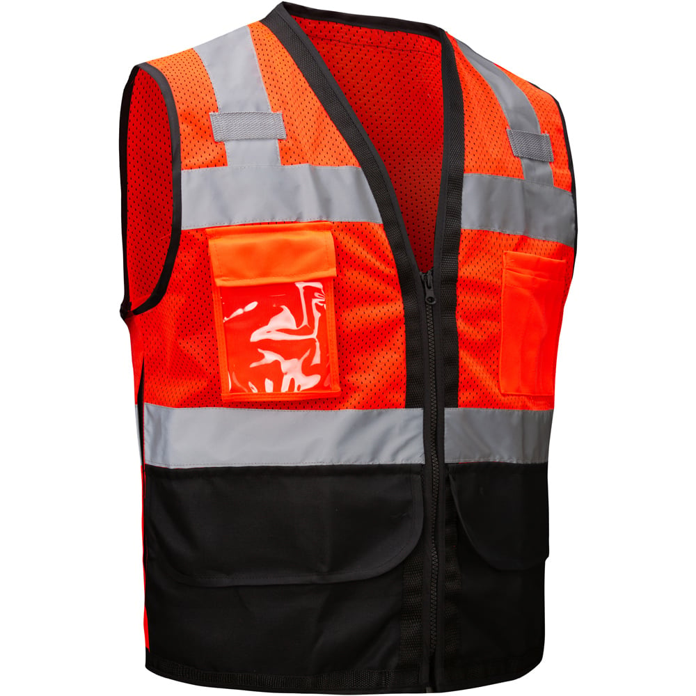 Premium Heavy Duty Surveyor Safety Vest With 6 Pockets