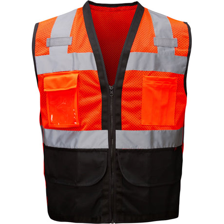 Premium Heavy Duty Surveyor Safety Vest With 6 Pockets