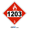 1203 Gasoline, Gasohol, Petrol - Class 3 Placard - Gorvex.com