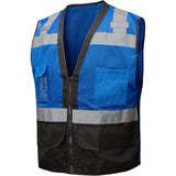 Premium Heavy Duty Surveyor Safety Vest With 6 Pockets