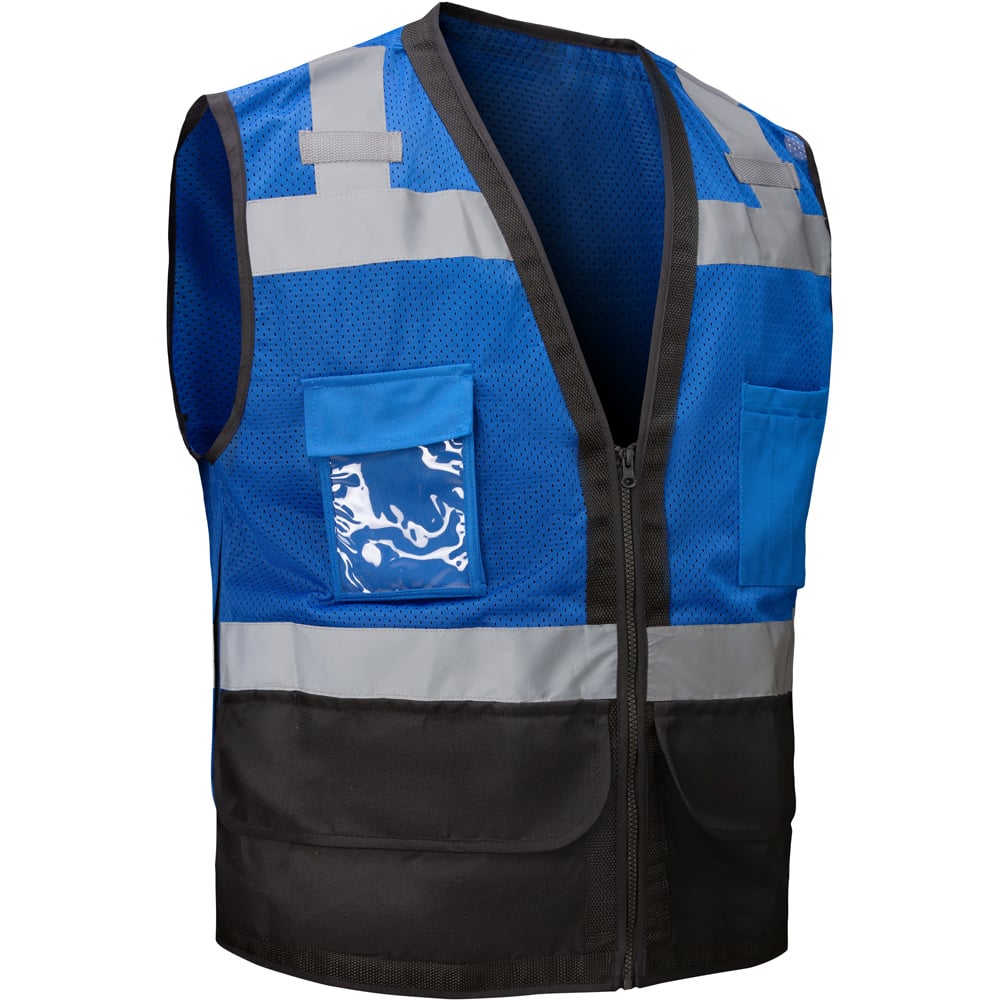 Premium Heavy Duty Surveyor Safety Vest With 6 Pockets