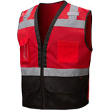 Premium Heavy Duty Surveyor Safety Vest With 6 Pockets