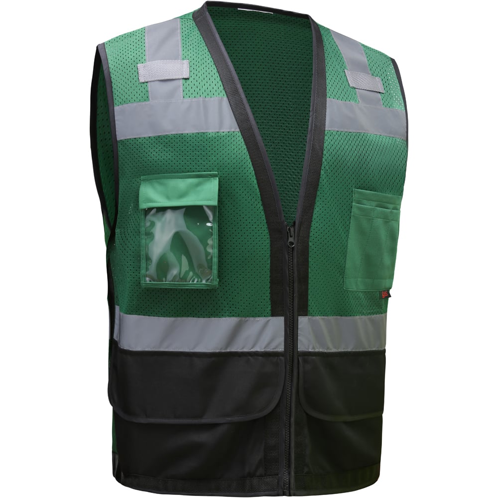 Premium Heavy Duty Surveyor Safety Vest With 6 Pockets