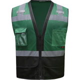 Premium Heavy Duty Surveyor Safety Vest With 6 Pockets