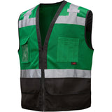 Premium Heavy Duty Surveyor Safety Vest With 6 Pockets